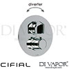 Cifial 600021SY Techno 65 Concealed Thermostatic Shower Valve 2 Outlets Spare Parts